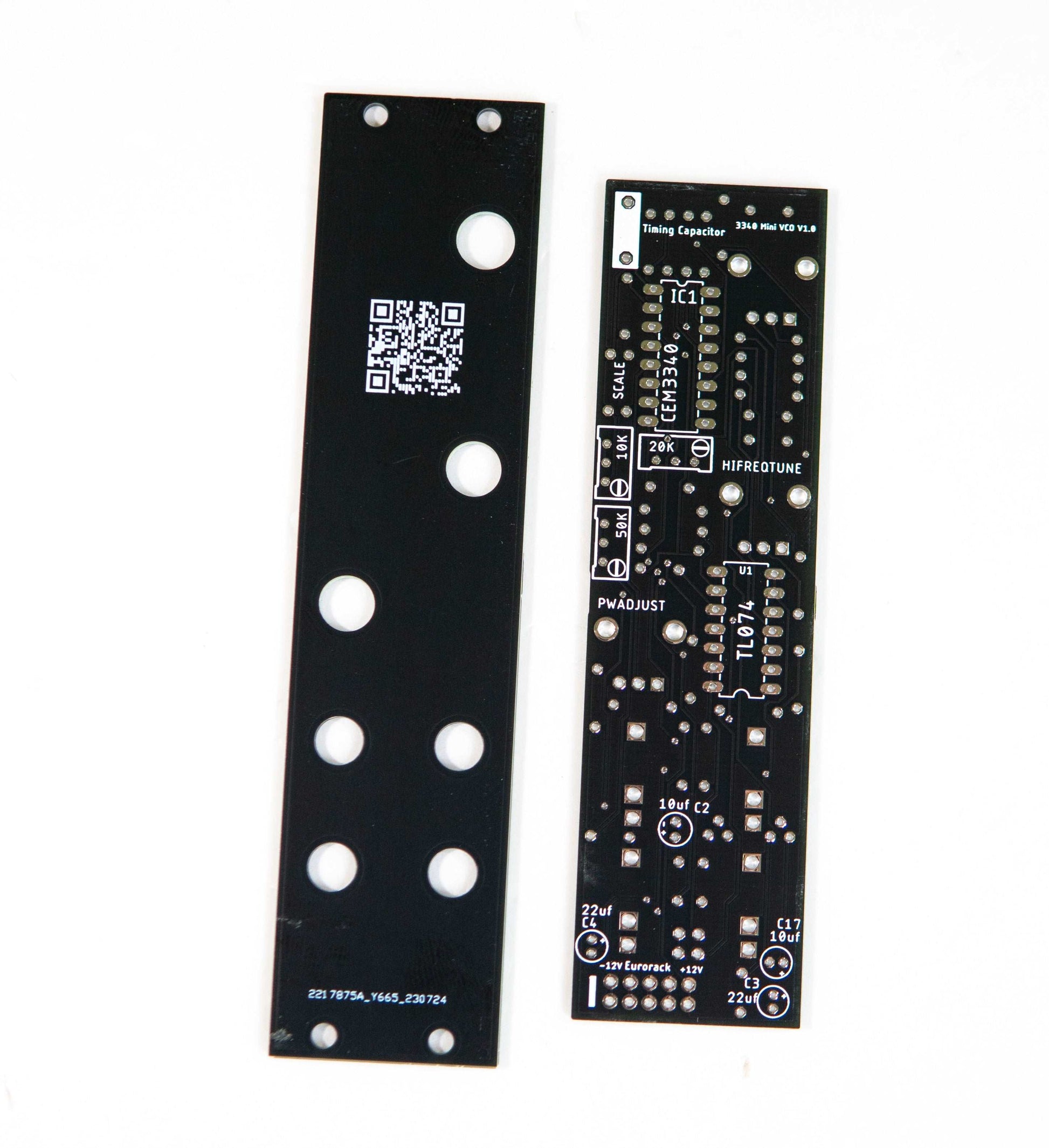 3340 Mini VCO / Eurorack /  PCB  and Front Panel