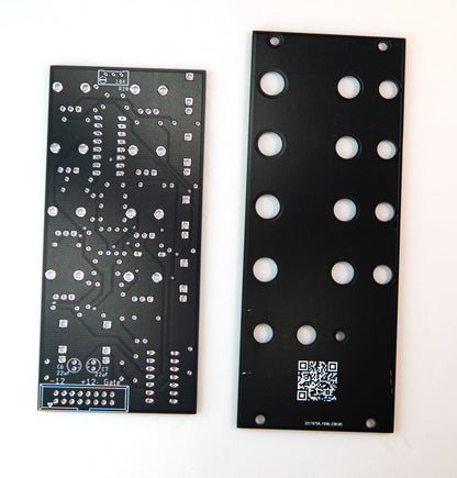 AS3310 / CEM3310 ADSR (Attack Decay Sustain Release) Erorack module PCB and Front Panel kit for DIY synthesiser.