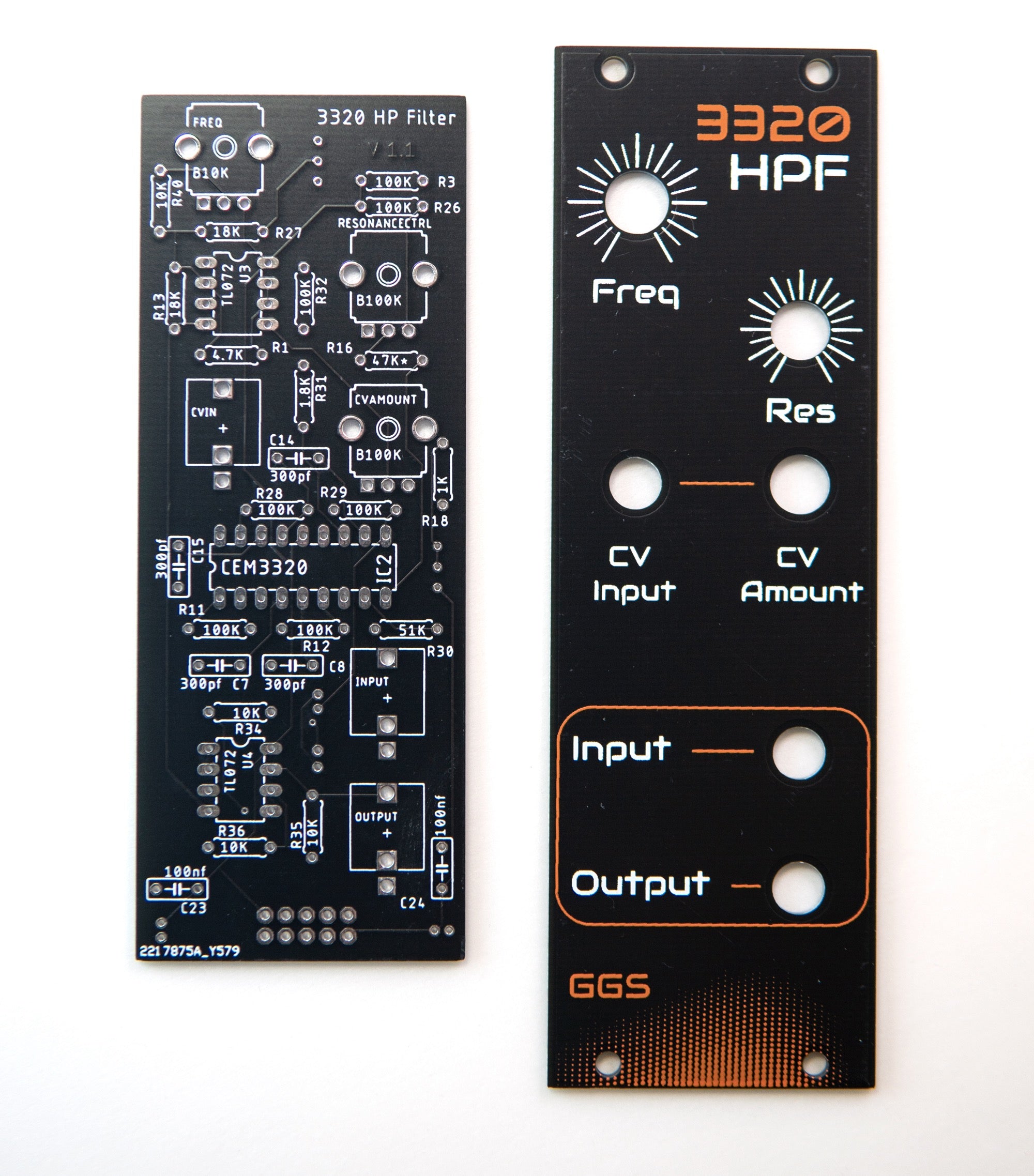 Pcb Front Panel Guru Gara Synth / PCB and front panel kits for Eurorack Synthesisers