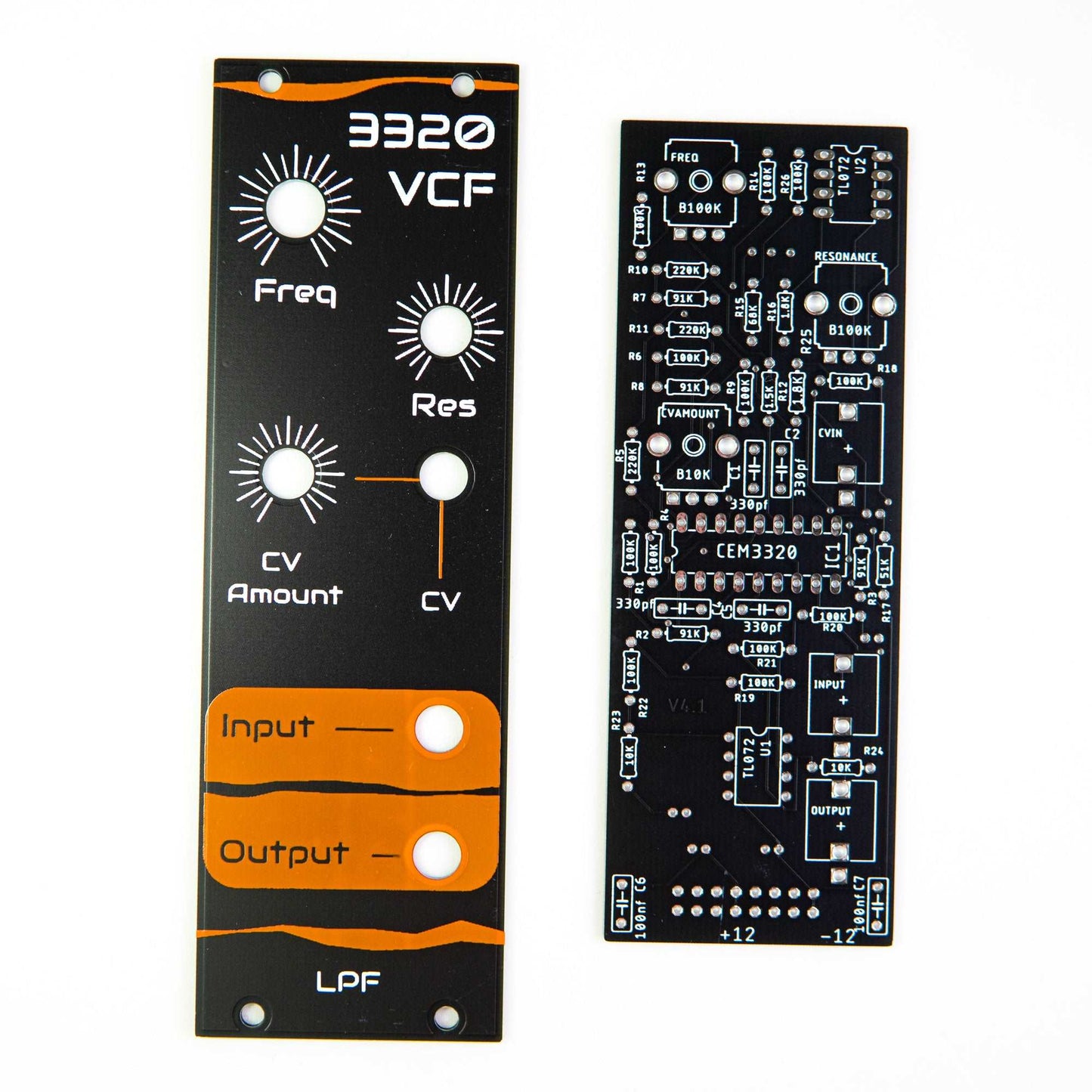 3320 VCF / PCB & Front Panel / Eurorack