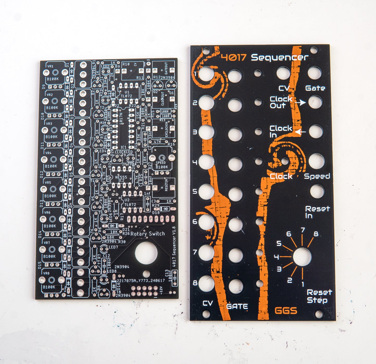 [B-Stock] 4017 Sequencer - PCB and Front Panel Kit