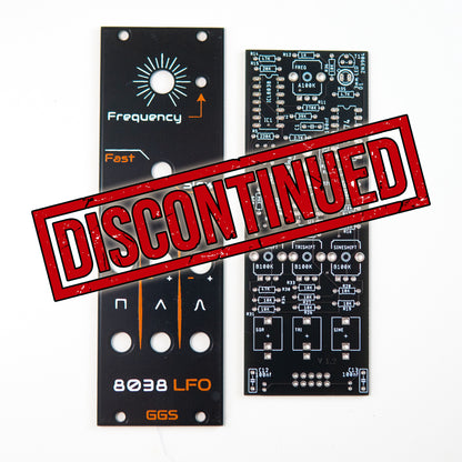 8038 Low Frequency Oscillator / LFO / Eurorack / PCB & Front Panel