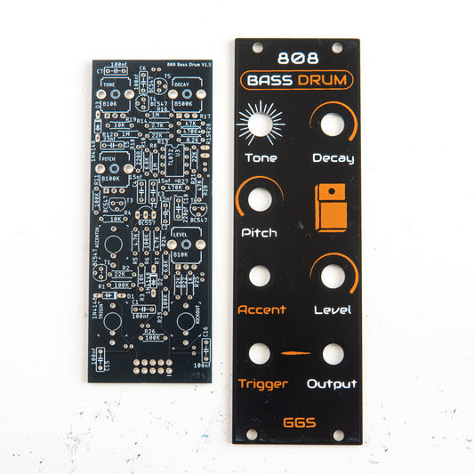 [B-Stock] 808 Bass Drum PCB and Front Panel Kit