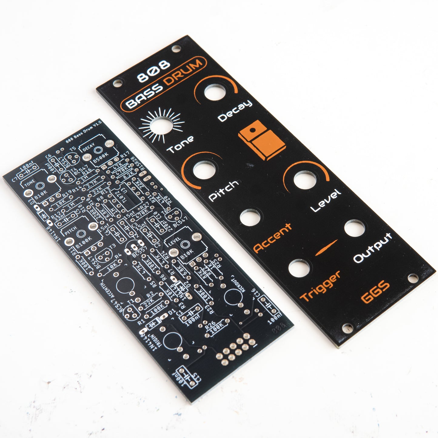 [B-Ware] 808 Bass Drum PCB- und Frontplatten-Kit