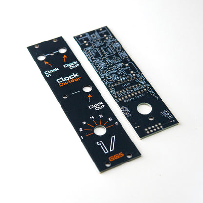  A clock division module that employs a 4017 decade counter IC to generate various clock divisions, making it a versatile tool for rhythmic experimentation.