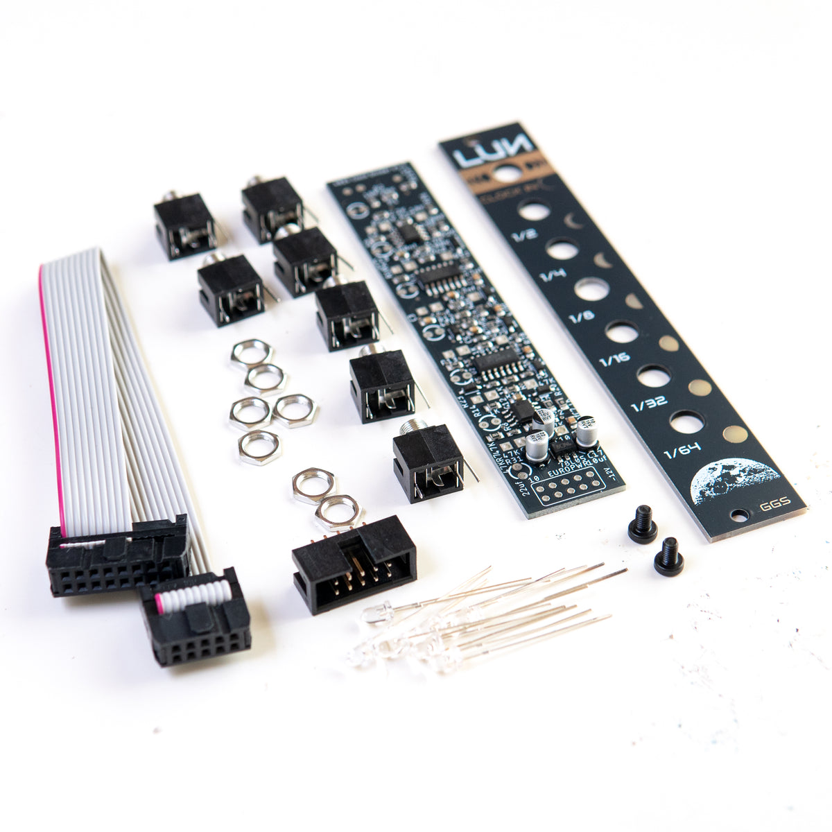 LUN | Clock Divider | DIY Eurorack Full Kit | 4HP