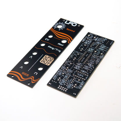 LM13700/OTA DIY LFO module for eurorack modular synth. PCB and front panel kit. Low frequency oscillator.