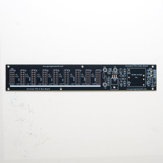 Guru Gara Synth DIY Eurorack PSU & Bus Board [PCB Only]