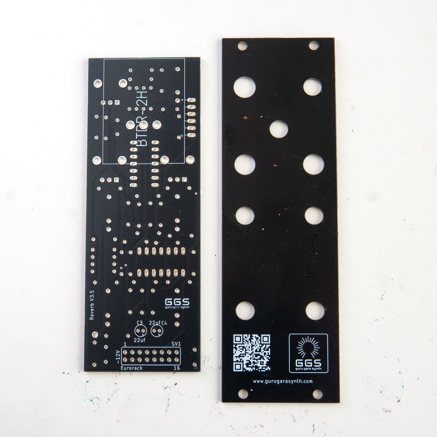 [B-Ware] Reverb Modul PCB und Frontplatten-Kit