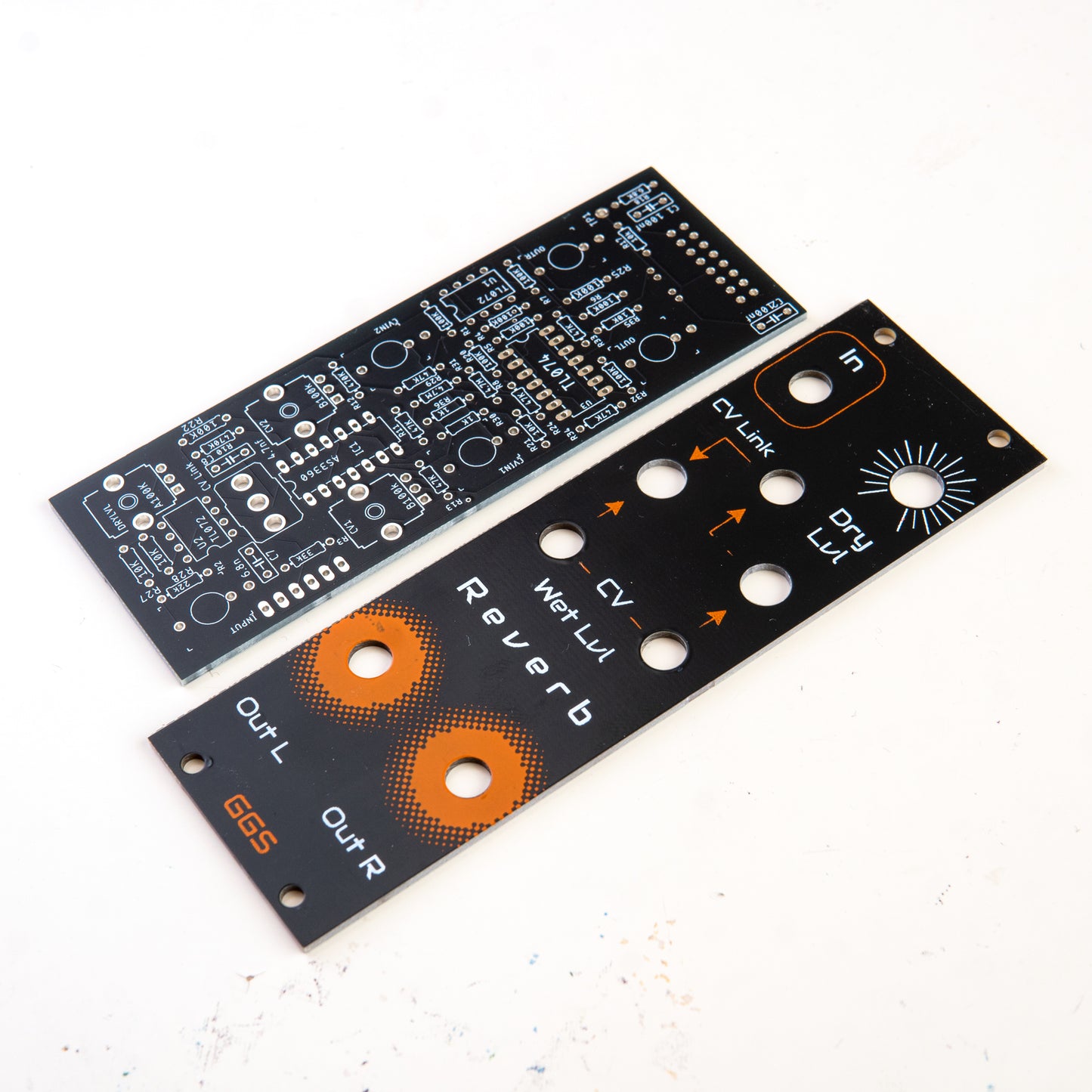 [B-Ware] Reverb Modul PCB und Frontplatten-Kit