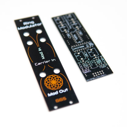 Eurorack compatible DIY ring modulator kit using LM13700 IC. Features adjustable symmetry and modulation. Ideal for synth projects and experimentation.