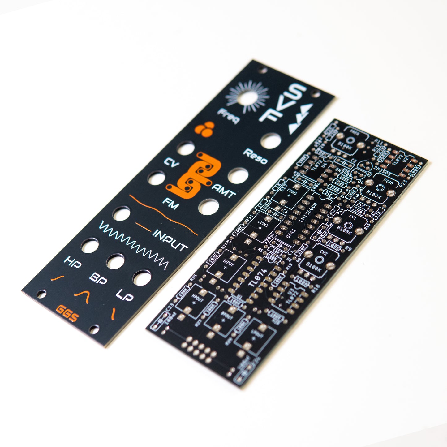 State Variable Filter | Eurorack DIY Kit – PCB & Panel | OTA Core | 8HP