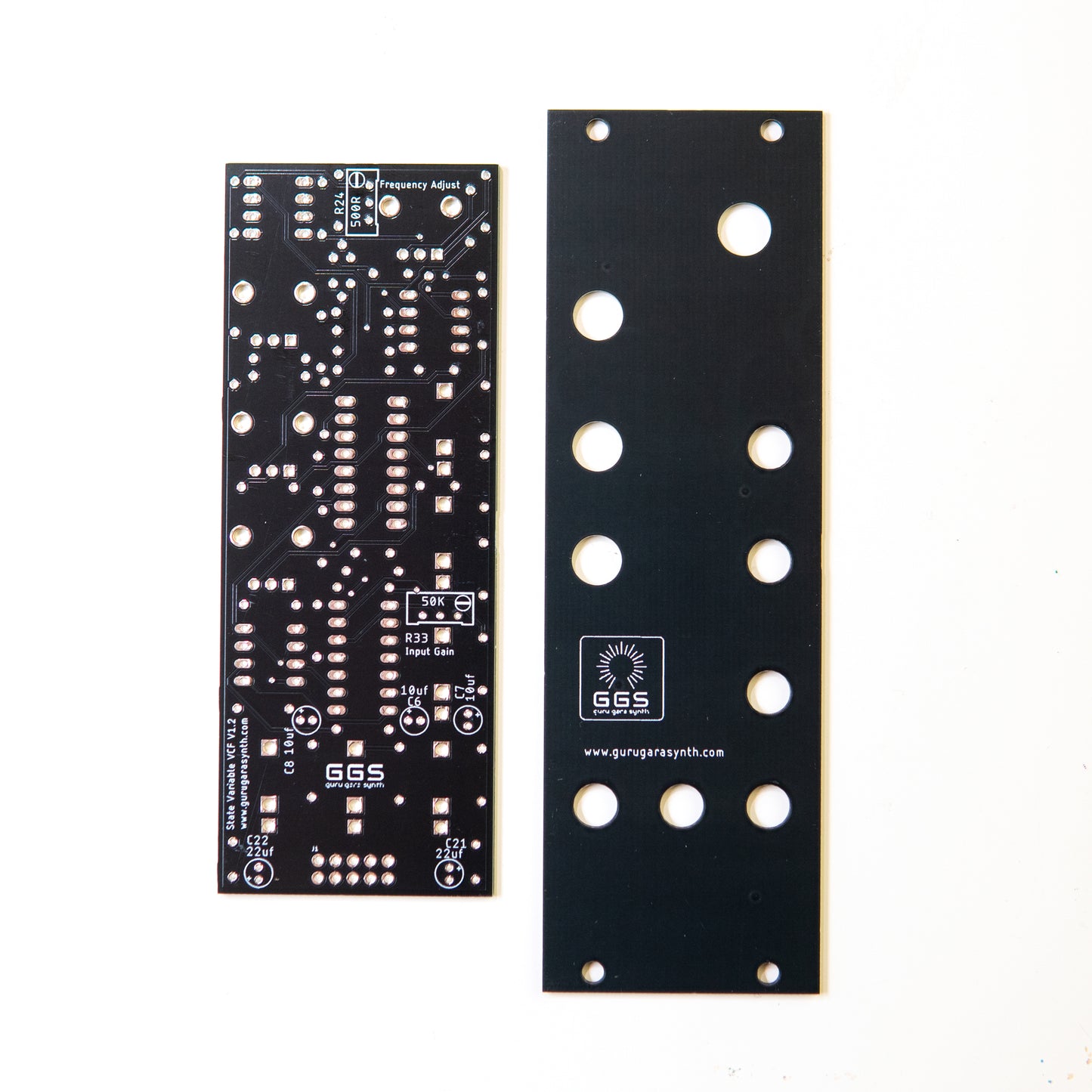 State Variable Filter | Eurorack DIY Kit – PCB & Panel | OTA Core | 8HP