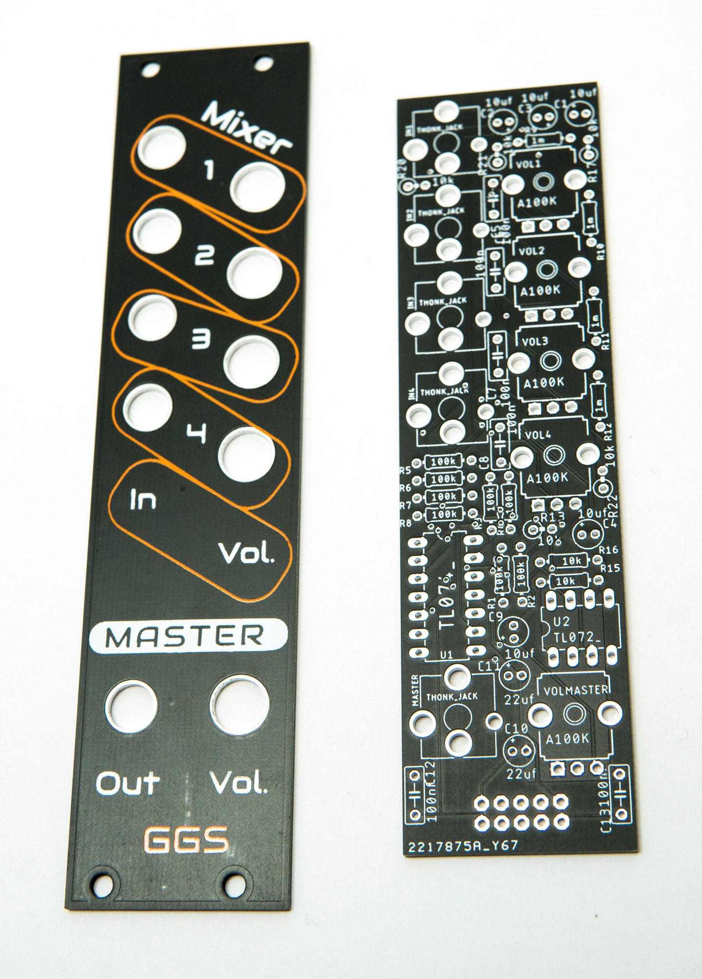 4 Chanel Audio Mixer for Eurorack